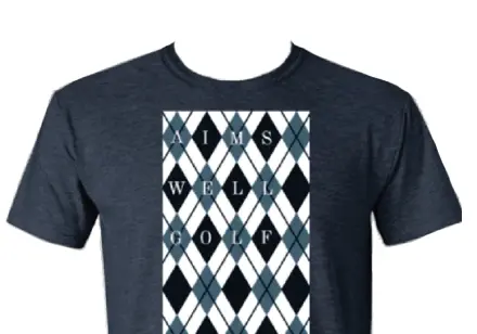 Aimswell Golf Argyle T-Shirt